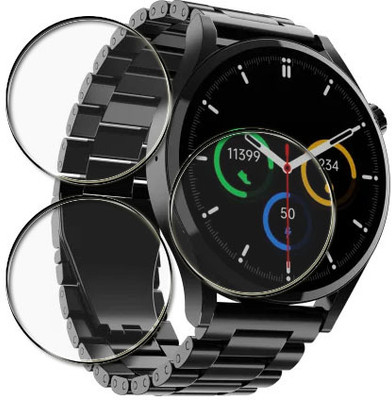 tombik Impossible Screen Guard for XCW170-boAt Lunar Embrace Smartwatch(Pack of 3)