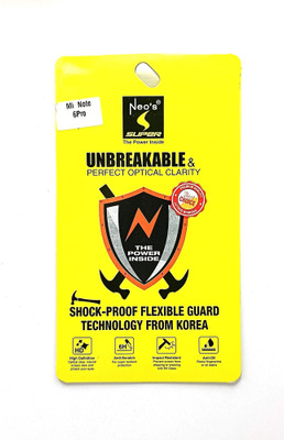 oval designs Impossible Screen Guard for Mi Redmi Note 6 Pro(Pack of 1)