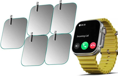 ZIDZEE Impossible Screen Guard for BOULT CROWN 1.95 SMART WATCH SCREEN GUARD (P-5)(Pack of 5)