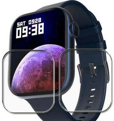 tombik Impossible Screen Guard for U162-Fire Boltt Ring Plus Smartwatch(Pack of 2)