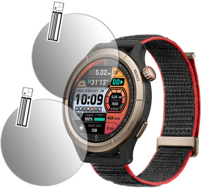 DOUMOF Impossible Screen Guard for Amazfit Cheetah Pro SMARTWATCH(Pack of 2)