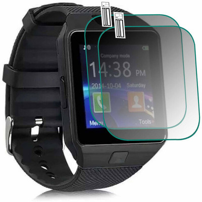 hirdesh Impossible Screen Guard for DZ09 SMARTWATCH(Pack of 2)
