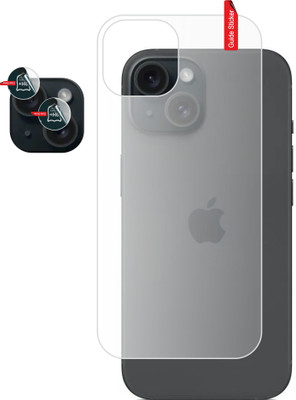 TRUSTin.ONLINE Impossible Screen Guard for Apple iPhone 15, iPhone 15, {CAMERA GLASS}(Pack of 2)