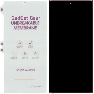 GET PAY Impossible Screen Guard for Samsung Galaxy S24 Ultra Unbreakable Screen Protector Hydrogel Membrane With Edge to Edge Coverage and Easy Installation Combo (Matte, Front), Samsung Galaxy S24 Ultra Unbreakable Screen Protector Hydrogel Membrane With Edge to Edge Coverage and Easy Installation 