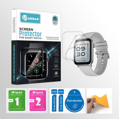 20SKY Impossible Screen Guard for Fire-Boltt Ninja Fit Smartwatch 1.68 inch Smartwatch(Pack of 2)