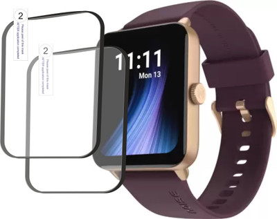 JSGROWITTECH Impossible Screen Guard for Noise Icon2 Vista SMART WATCH,SCREEN GUARD(Pack of 2)