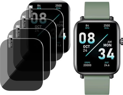 KHWABEEDA Impossible Screen Guard for SYSKA SW250 PLUTO SMART WATCH ( PACK OF 4)(Pack of 4)