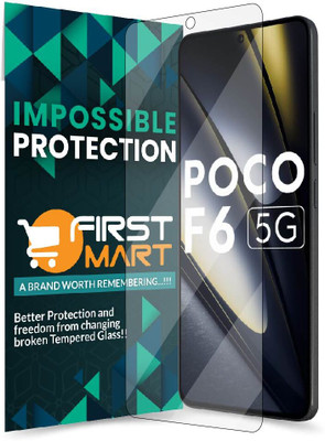 FIRST MART Impossible Screen Guard for Poco F6 5G, Poco F6, F6 5G, F6(Pack of 1)