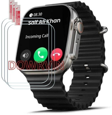 DOWRVIN Impossible Screen Guard for BOULT CROWN 1.95 SMART WATCH (PACK OF 3)(Pack of 3)