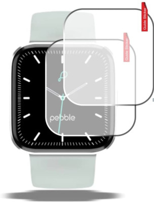 DOWRVIN Impossible Screen Guard for Pebble Versa smart watch screen guard (pack of 2)(Pack of 2)