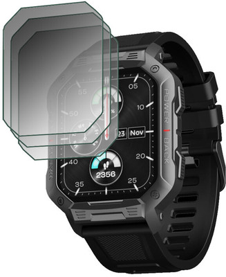 DOUMOF Impossible Screen Guard for boAt Wave Force SMARTWATCH(Pack of 3)
