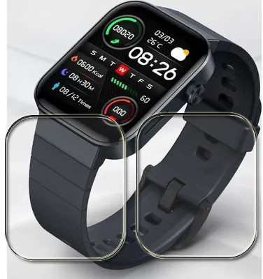 tombik Impossible Screen Guard for U217-Mibro T1 Smartwatch(Pack of 2)