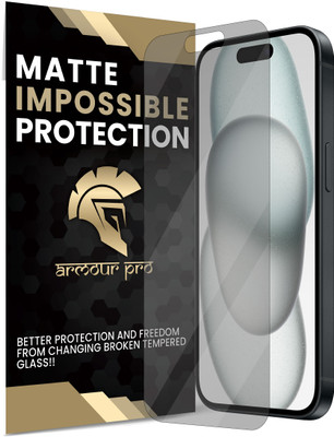 ArmourPro Impossible Screen Guard for iPhone 15, Apple iPhone 15, Apple 15(Pack of 1)