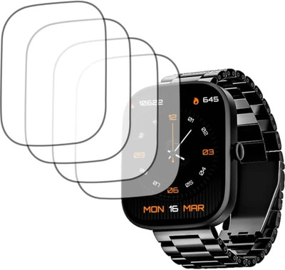 DOWRVIN Impossible Screen Guard for Boat wave convex smart watch screen guard ( pack of 4)(Pack of 4)