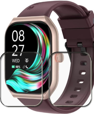 KHWABEEDA Impossible Screen Guard for TITAN SMART 3 PREMIUM SMART WATCH SCREEN GUARD (PACK OF 2)(Pack of 2)
