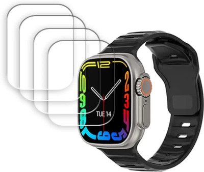 DOWRVIN Impossible Screen Guard for DT8 ULTRA SERIES 8 SMART WATCH SCREEN GUARD (PACK OF 4)(Pack of 4)