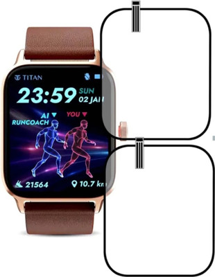DB Impossible Screen Guard for TITAN TRAVELLER SMART WATCH (Y) SCREEN GUARD ( PACK OF 2)(Pack of 2)