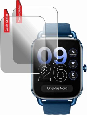 Aleena Impossible Screen Guard for ONEPLUS NORD WATCH 0.1744(Pack of 2)