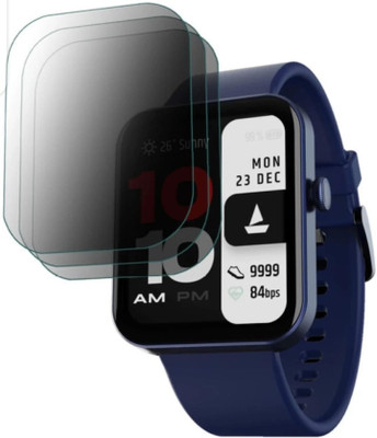ZIDZEE Impossible Screen Guard for BOAT WAVE STRIDE VOICE SMART WATCH SCREEN GUARD (PACK OF 3)(Pack of 3)