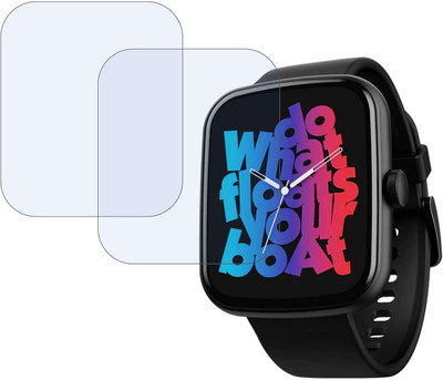 CUBES Screen Guard for boAt Wave Beat Call, 1.69 inch HD Display Smartwatch | Crack proof | Touch Sensitive | Unbreakable | Ultra Thin | Edge To Edge TPU Film(Pack of 2)