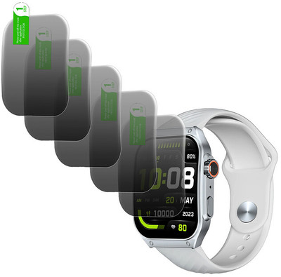HIDEOUS Impossible Screen Guard for haylou watch s8(Pack of 5)