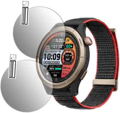 hirdesh Impossible Screen Guard for Amazfit Cheetah Pro(Pack of 2)