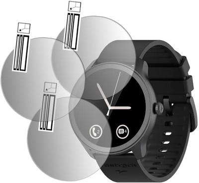 DOUMOF Impossible Screen Guard for FASTRACK REFLEX INVOKE SMARTWATCH(Pack of 3)