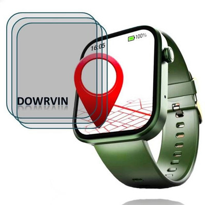 ZIDZEE Impossible Screen Guard for BOAT STORM CALL 3 1.83 SMART WATCH SCREEN GUARD(P-3)(Pack of 3)