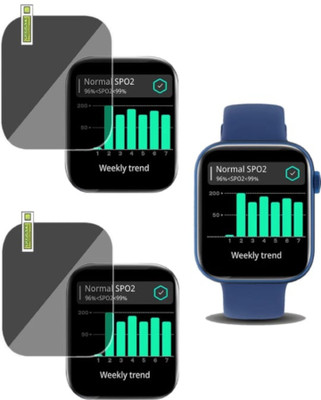 ZIDZEE Impossible Screen Guard for Fire Boltt ring 3 smartwatch screen guard ( pack of 2)(Pack of 2)