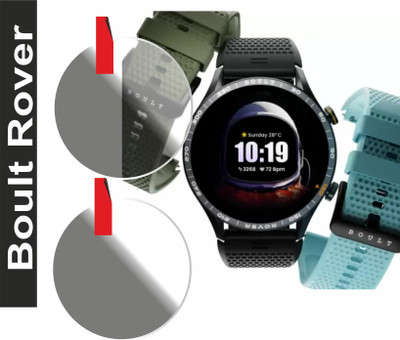 JSGROWITTECH Impossible Screen Guard for BOULT ROVER,SMART WATCH SCREEN GUARD(Pack of 2)