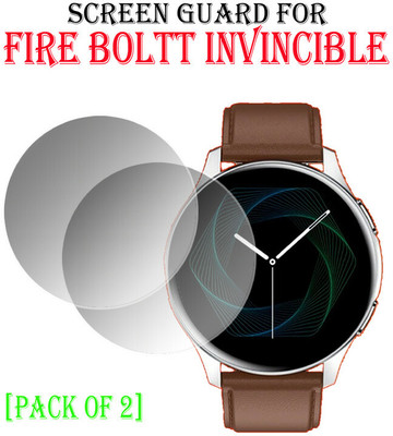 hirdesh Impossible Screen Guard for Fire Boltt Invincible(Pack of 2)