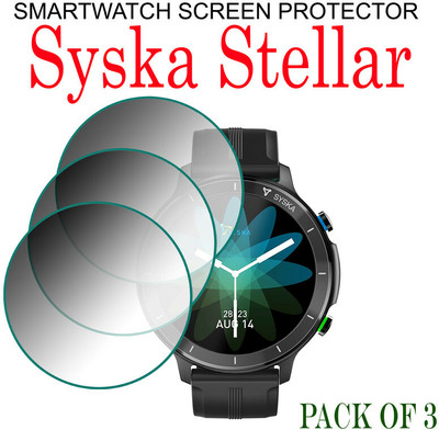 hirdesh Impossible Screen Guard for Syska Stellar(Pack of 3)