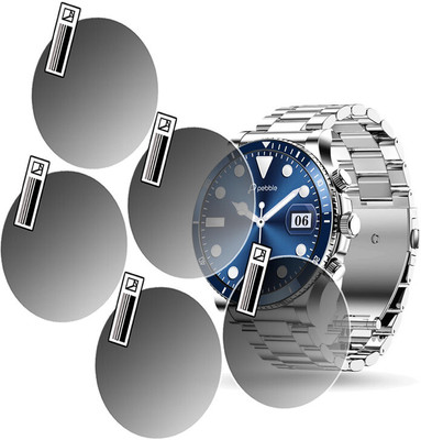 HIDEOUS Impossible Screen Guard for Pebble Chrome(Pack of 5)