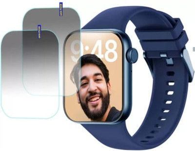 KHWABEEDA Impossible Screen Guard for CROSSBEATS IGNITE HUSTL SMART WATCH (PACK OF 2)(Pack of 2)