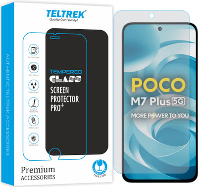 TELTREK Impossible Screen Guard for Xiaomi Poco M7 Plus(Pack of 1)