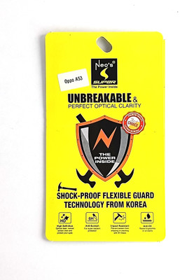 oval designs Impossible Screen Guard for OPPO A53(Pack of 1)