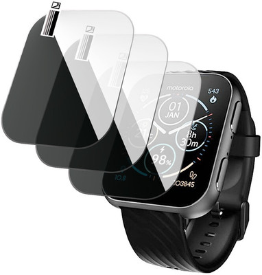 HIDEOUS Impossible Screen Guard for Motorola Moto Watch 200(Pack of 3)