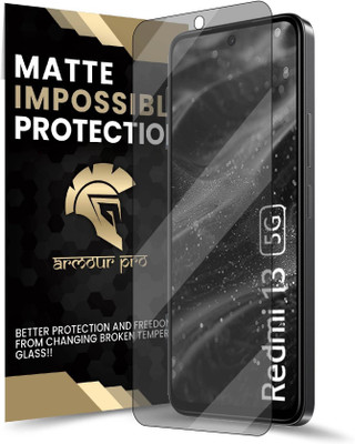 ArmourPro Impossible Screen Guard for Redmi 13 5G, Redmi 13, Redmi 12 5G, Redmi 12 4G, Poco M6 Pro 5G(Pack of 1)