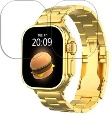 Hum Tum Edge To Edge Screen Guard for S9 ULTRA DARK GOLD SMART WATCH SCREEN GUARD 0.11(Pack of 2)