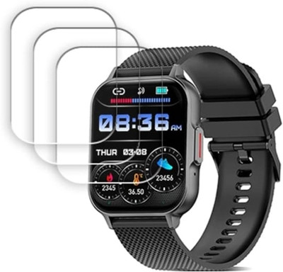 AHWAVEEDA Impossible Screen Guard for PTRON REFLECT CLASSIC WATCH SCREEN GUARD(PACK OF 3)(Pack of 3)