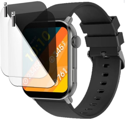 KHWABEEDA Impossible Screen Guard for FIRE-BOLTT NINJA BELL SMART WATCH (PACK OF 2)(Pack of 2)