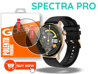 Dasiana Impossible Screen Guard for PEBBLE SPECTRA PRO SMART WATCH GUARD(Pack of 2)