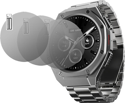 hirdesh Impossible Screen Guard for boAt Enigma X600(Pack of 3)