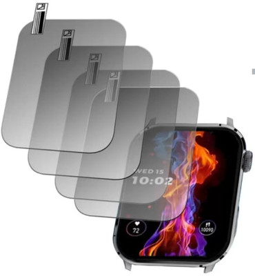 DOWRVIN Impossible Screen Guard for BEATXP UNBROUND PLUS SMART WATCH SCREEN GUARD (PACK OF 4)(Pack of 4)