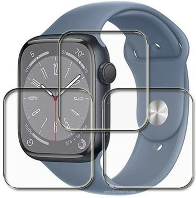 tombik Impossible Screen Guard for AX269-AApple Watch Series 8 Aluminum(Pack of 3)