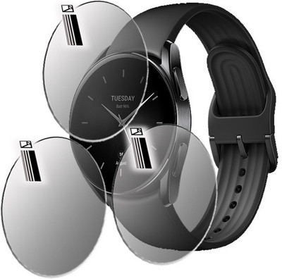 daffin Impossible Screen Guard for Xiaomi Watch S2 Pro(Pack of 3)