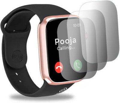 DOUMOF Impossible Screen Guard for pTron Pulsefit P61 SMARTWATCH(Pack of 3)