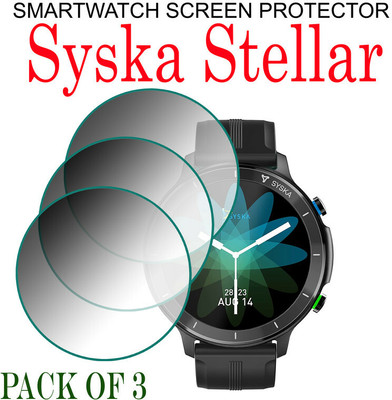 YCHROZE Impossible Screen Guard for Syska Stellar(Pack of 3)