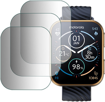 DOUMOF Impossible Screen Guard for Motorola Moto Watch 200 SCREEN GUARD(Pack of 3)