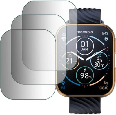 DOWRVIN Impossible Screen Guard for MOTROROLA MOTO SMART WATCH 200 (PACK OF 3)(Pack of 3)